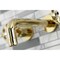Kingston Brass KS8122RX Two-Handle Wall Mount Bathroom Faucet, Polished Brass KS8122RX - alternate 4